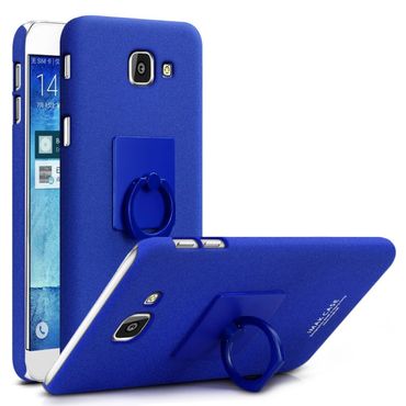 IMAK Hard Case für Samsung Galaxy A5 A520 (2017) Matt Ring Kickstand