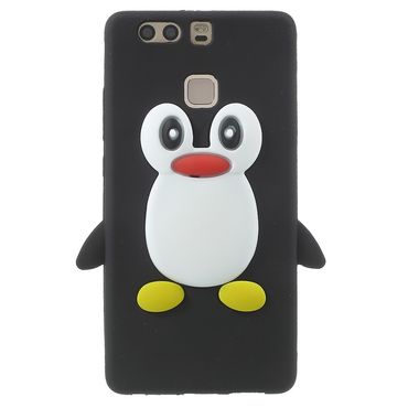 Silikon Case für Huawei P9 Soft Cute 3D Pinguin