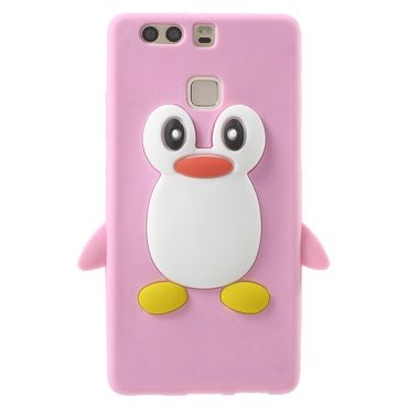 Silikon Case für Huawei P9 Soft Cute 3D Pinguin