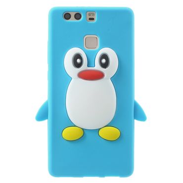 Silikon Case für Huawei P9 Soft Cute 3D Pinguin