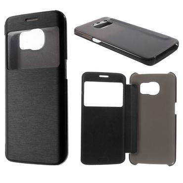 Wallet Case für Samsung Galaxy S6 Edge G925 Window View Book Etui