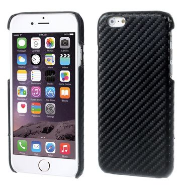 Hard Case für Apple iPhone 6 6S Carbon Fiber Optik Skin Muster