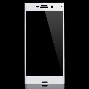Sony Xperia XZ XZs 3D Schutzglas Full Coverage Screen Protect Gehärtet Film, Farbe: Weiß