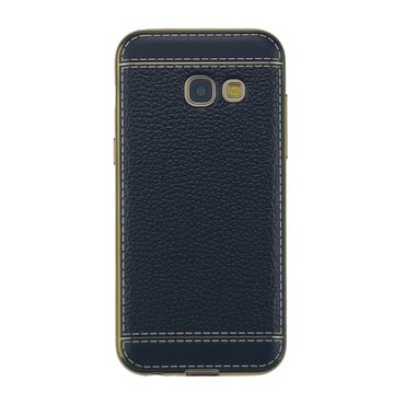 TPU Case für Samsung Galaxy A3 (2017) Litchi Textur Profil Soft Schutz Hülle