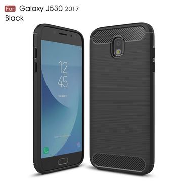 TPU Case für Samsung Galaxy J5 J530 (2017) Carbon Skin Brushed
