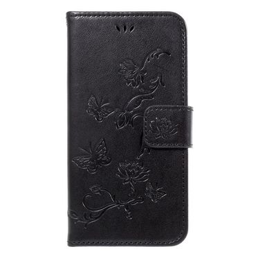 Wallet Case für Samsung Galaxy J3 J330 (2017) Butterfly Flower Motiv