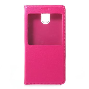 Handy Tasche für Samsung Galaxy J5 J530 (2017) Window View Litchi Book Etui Case