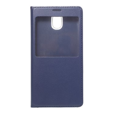 Handy Tasche für Samsung Galaxy J5 J530 (2017) Window View Litchi Book Etui Case