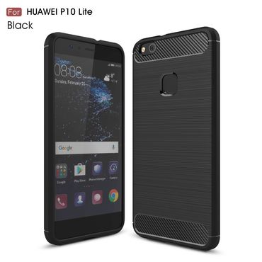 TPU Case für Huawei P10 LITE Carbon Skin Brushed