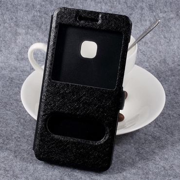 Wallet Case für Huawei P10 LITE Dual Window View Silk Book Etui