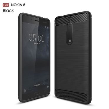 TPU Case für Nokia 5 Carbon Skin Brushed