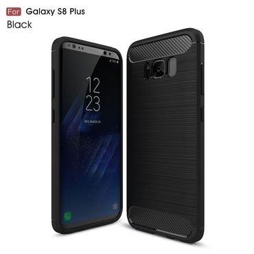 TPU Case für Samsung Galaxy S8 PLUS G955 Carbon Skin Brushed