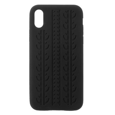 Silikon Case für Apple iPhone XS X Soft Reifenprofil