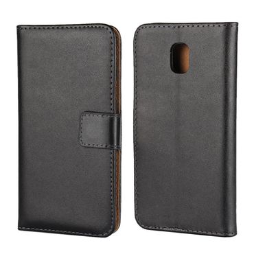 Wallet Case für Samsung Galaxy J3 J330 (2017) Genuine Split Echt Leder