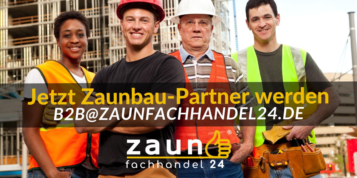 Jetzt Zaunfachhandel24 Zaunbau-Partner werden