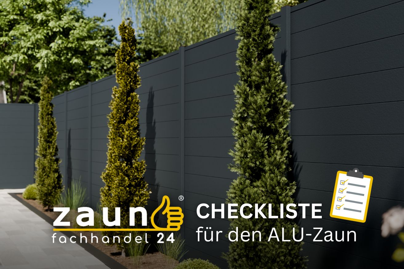 ALU-Zaun Checkliste