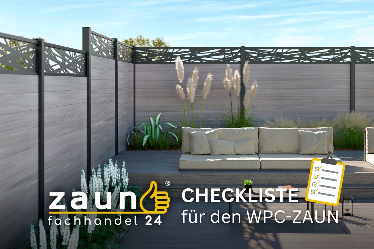 WPC-Zaun Checkliste