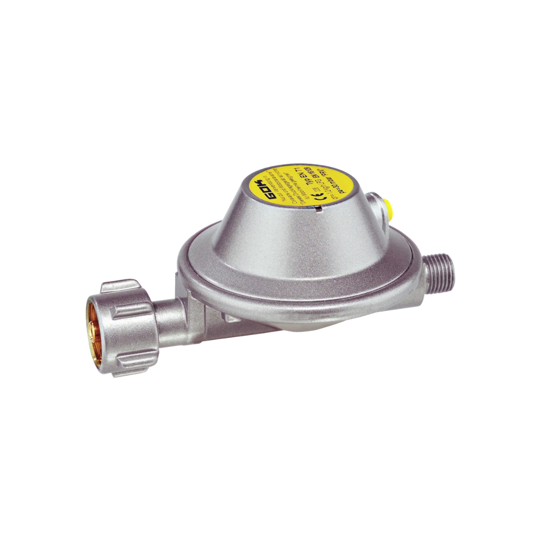 Gasregler Standbetrieb 30 mbar Flaschenmontage