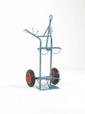 NIES Modellserie F5 Flaschenwagen mit Kranaufhängung für 1 x 50 l und 1 x 33 kg