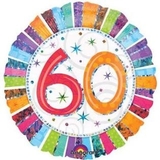 ANAGRAM Folienballon 18 Zoll '60th Birthday'