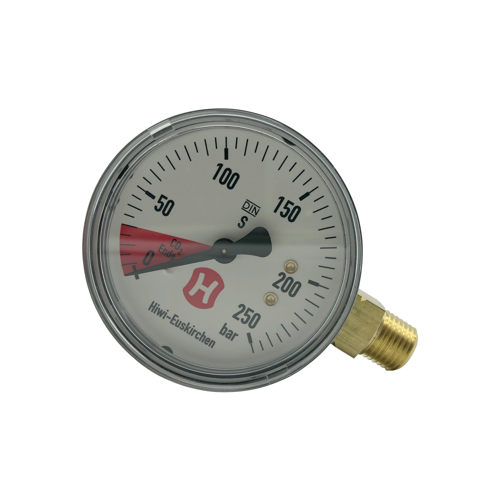 HIWI Co2 Manometer für Druckminderer 250 bar