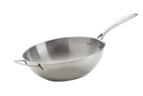 NAPOLEON Wok aus Edelstahl 12"