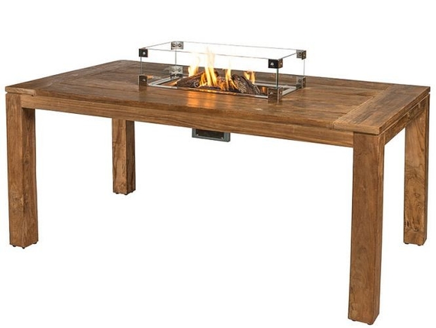 HAPPY COCOONING Feuertisch Pezzo L Gartenfeuer mit Gas