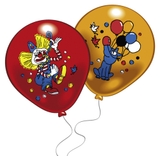 RIETHMÜLLER Ballons Clownmotiv 8 Stück