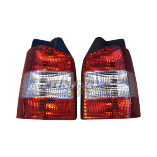 Facelift Rückleuchten Heckleuchten SET für VW T5 Bus Multivan Weiss / Rot