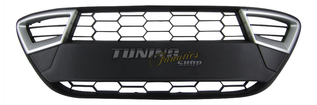 Gitter Stoßstange Kühlergrill Mitte Sport für Ford Fiesta MK7 7 VII 2008-2011