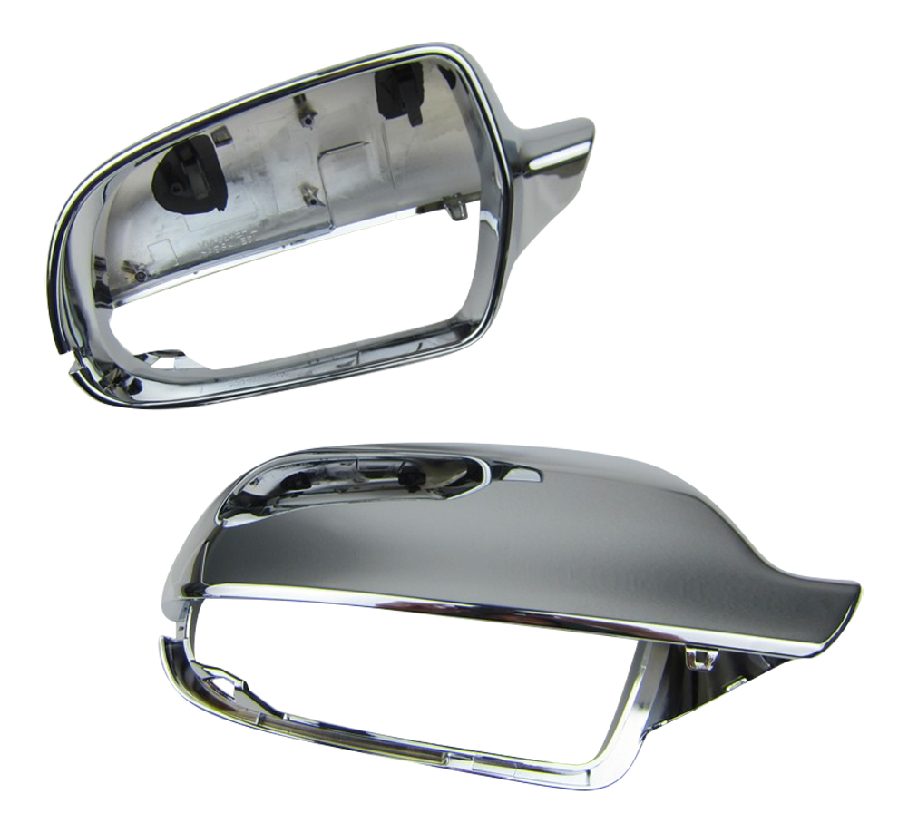 Spiegelgehäuse Spiegel Kappen Chrom KOMPLETTE GEHÄUSE für Audi A4 B8 8K + Avant