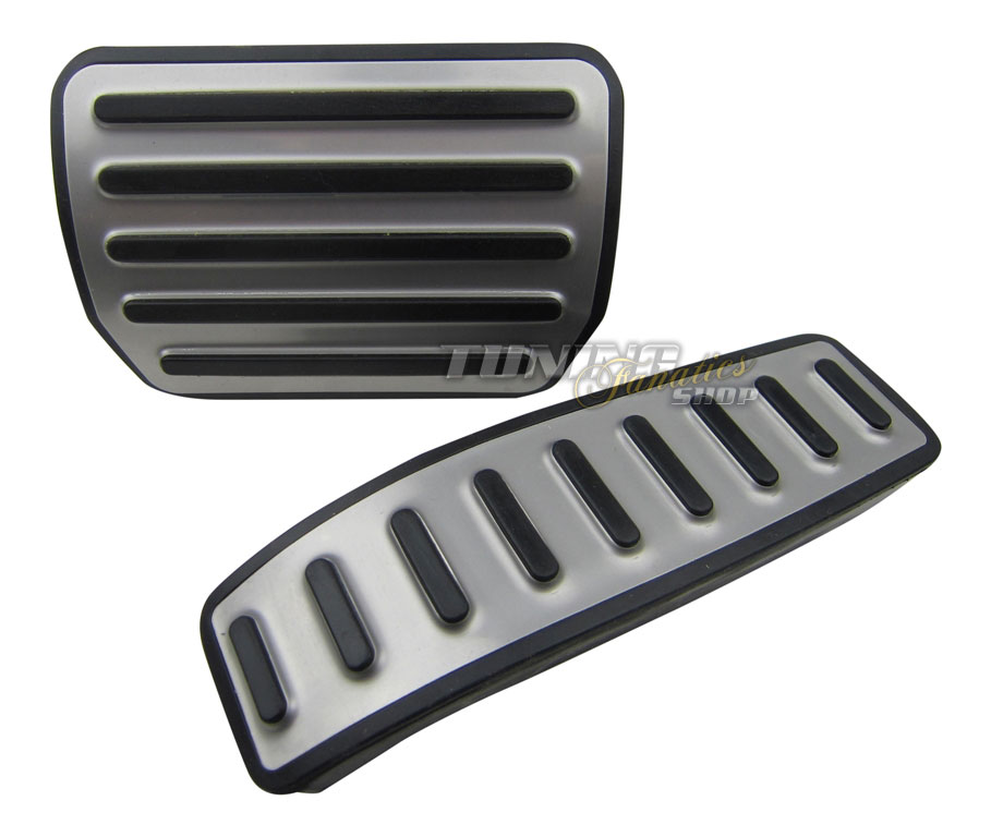 Original VW Edelstahl Pedale Pedalkappen Sportpedale SET DSG für VW Touareg 7L