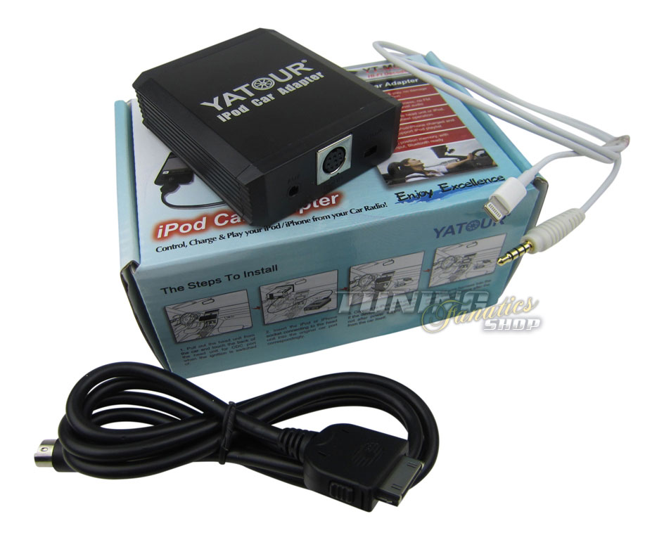 iPhone 4 5 6 Interface Lightning 40-Pin Flach Original für Mini Radio Boost CD