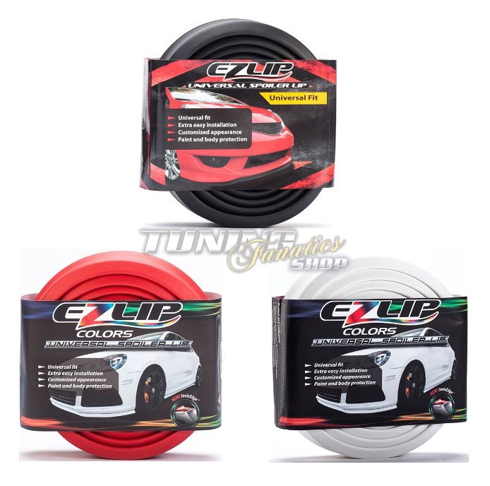 EZ-LIP Spoiler Spoilerlippe Gummi Lippe Frontspoiler für viele Fahrzeuge