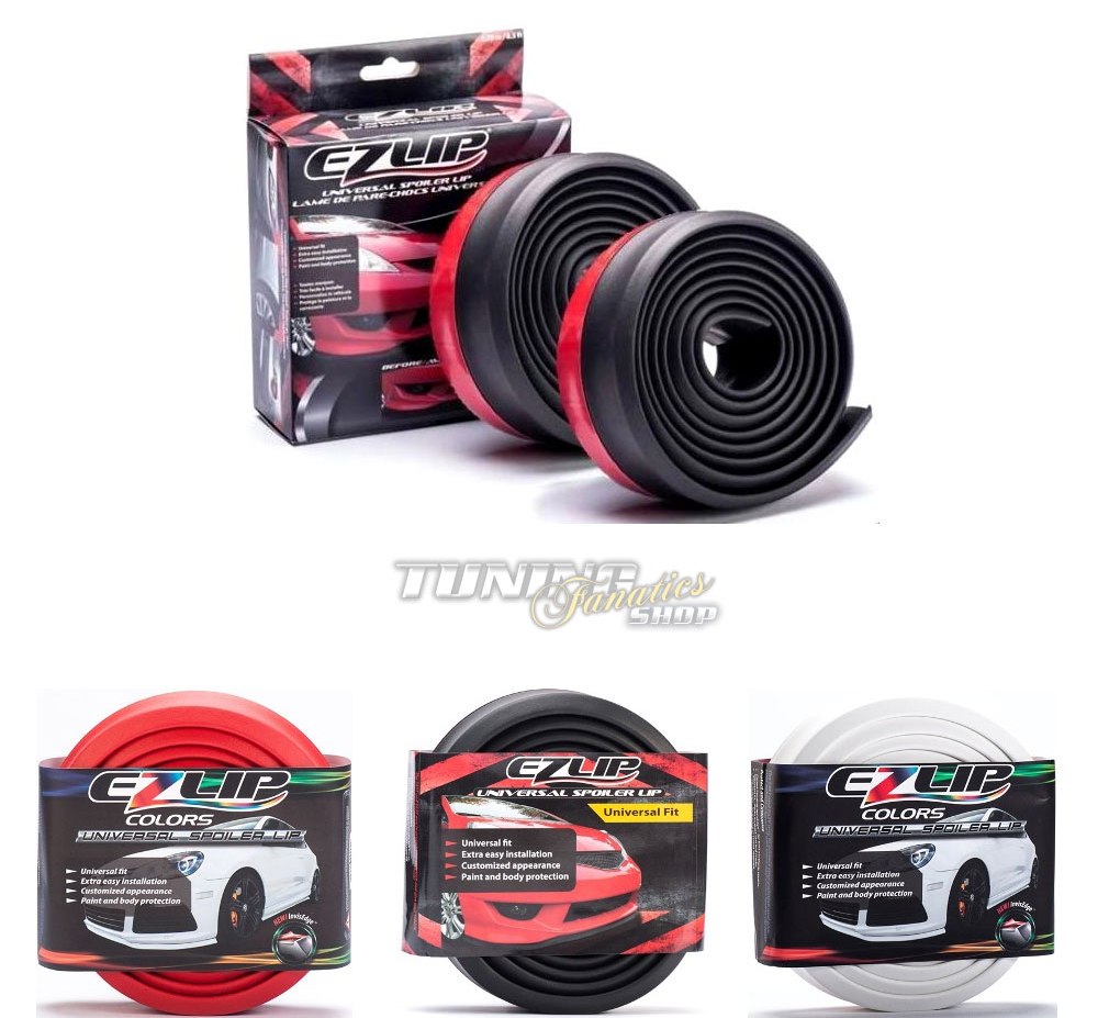 EZ-LIP Seitenschweller Spoiler Gummi Lippe Frontspoiler SET für viele Fahrzeuge