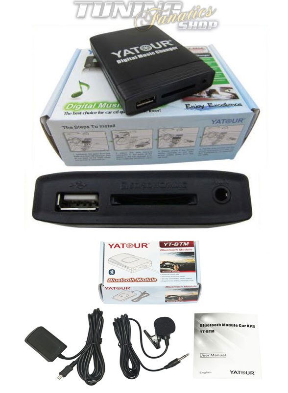 Bluetooth USB SD MP3 AUX Interface für Fiat mit Grundig Original Radio Wechsler