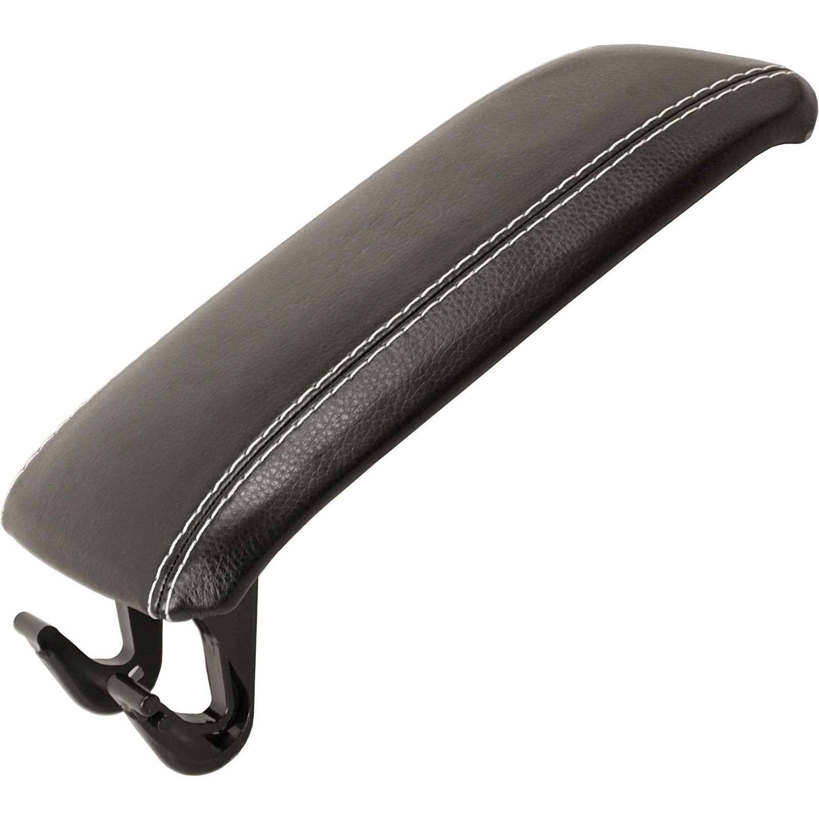 Upgrade Leder Deckel Armlehne Mittelarmlehne von Tuning-Fanatics-Shop Naht WEISS