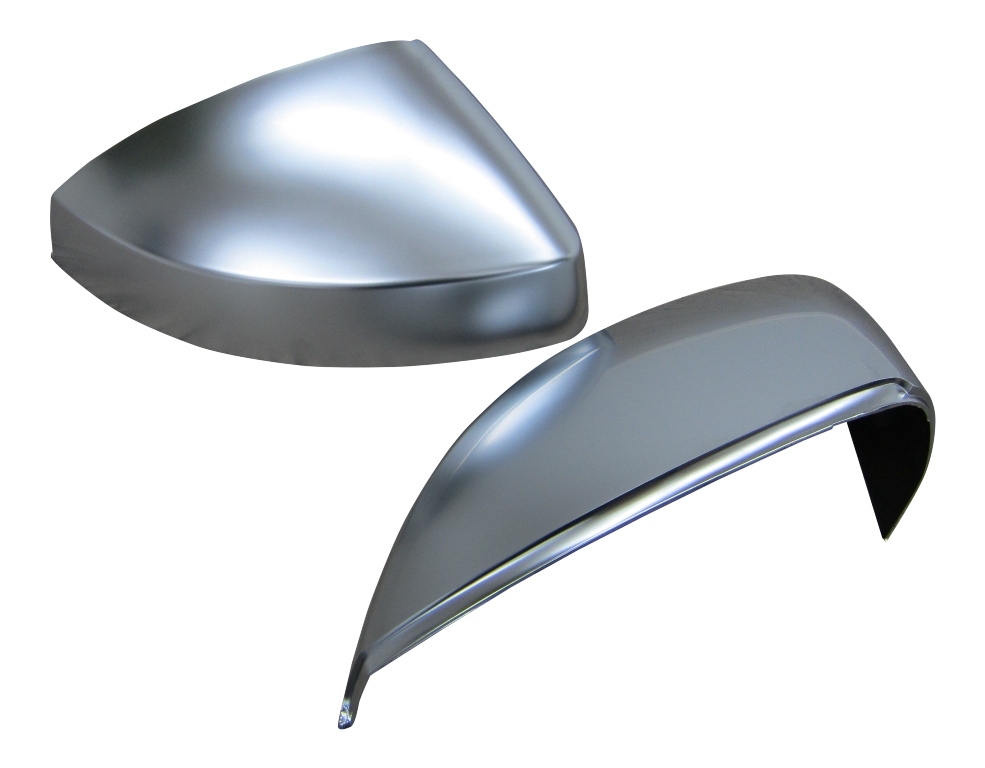 KOMPLETTE Gehäuse ALU Look Spiegel Spiegelkappen Außenspiegel für Audi A3 8V