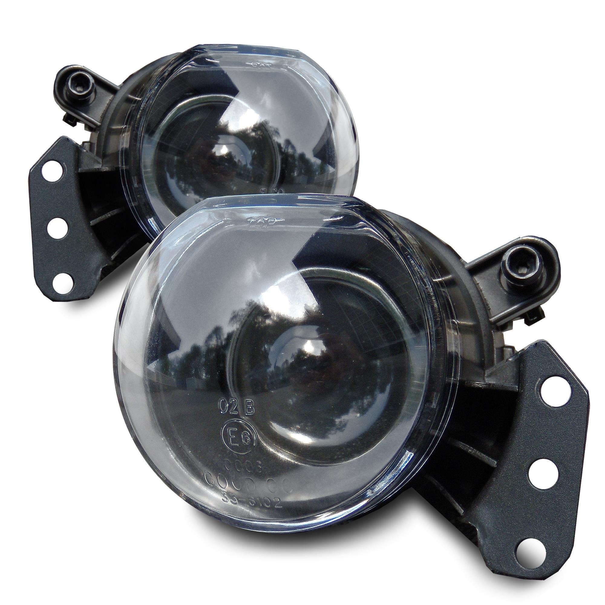 2x Nebelscheinwerfer mit LINSE in Schwarz Links + Rechts für BMW E60 / E61 03-07