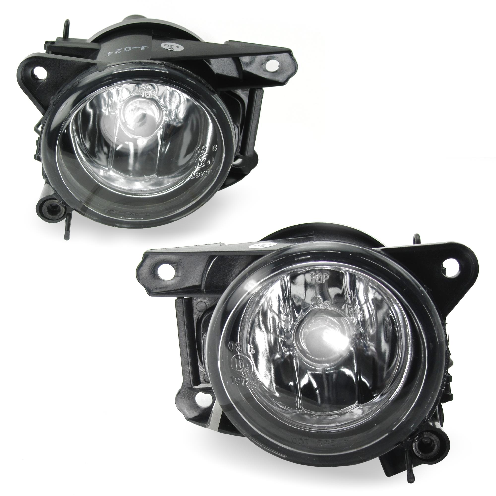 2x Nebelscheinwerfer NSW Klarglas Chrom Birnen H7 SET für VW Polo 6N2