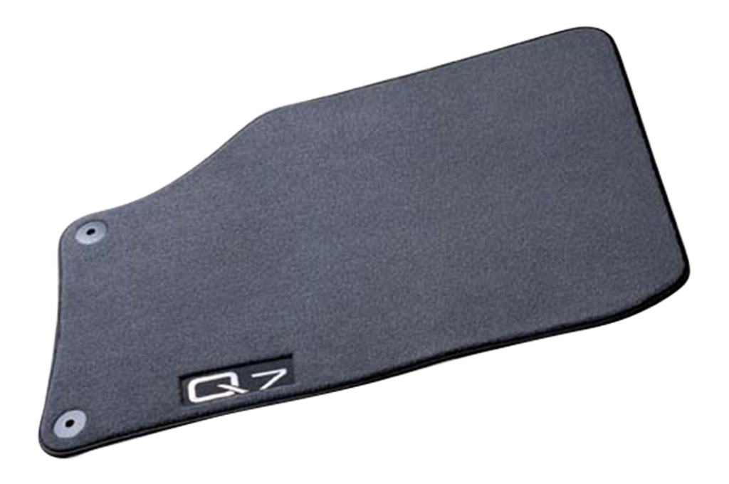 2x Original Audi Premium Velours Textil Fußmatten Matten VORN für Audi Q7 4L