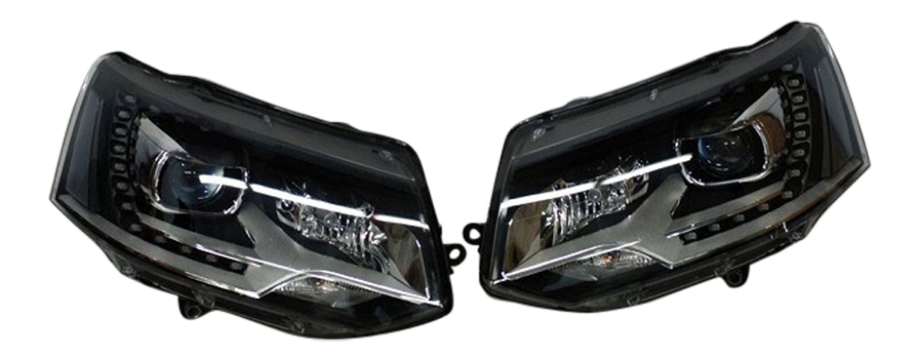 Original Bi-Xenon Scheinwerfer LINKS RECHTS mit LED Tagfahrlicht für VW T5 2011-