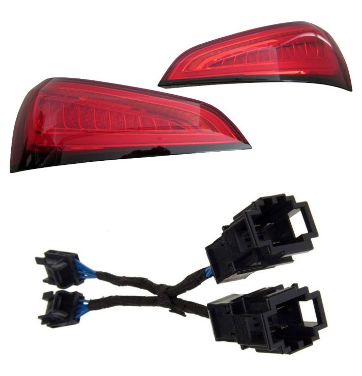 Original LED Facelift Lichtband Rückleuchten Adapter Kabel für Audi Q5 2008- #2