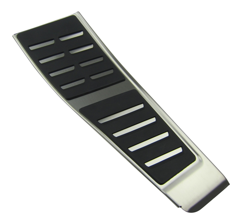 Original Audi Edelstahl Fußstütze Stütze Ablage für Audi A6 S6 4G C7 / A7 = RHD