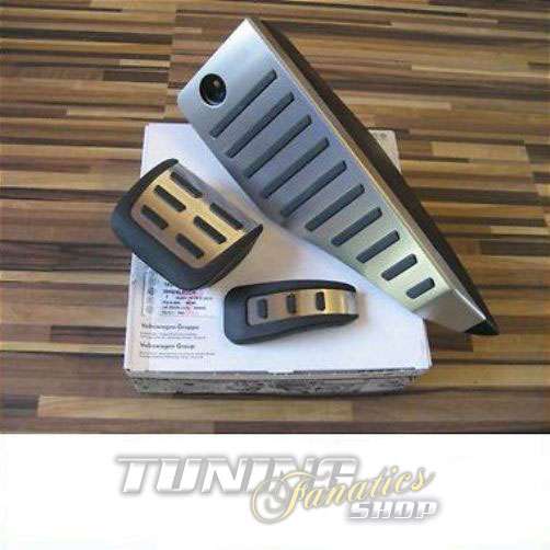 Original Sport Pedale Pedalkappen DSG + Fußstütze für Audi A6 S6 4F C6 = RHD