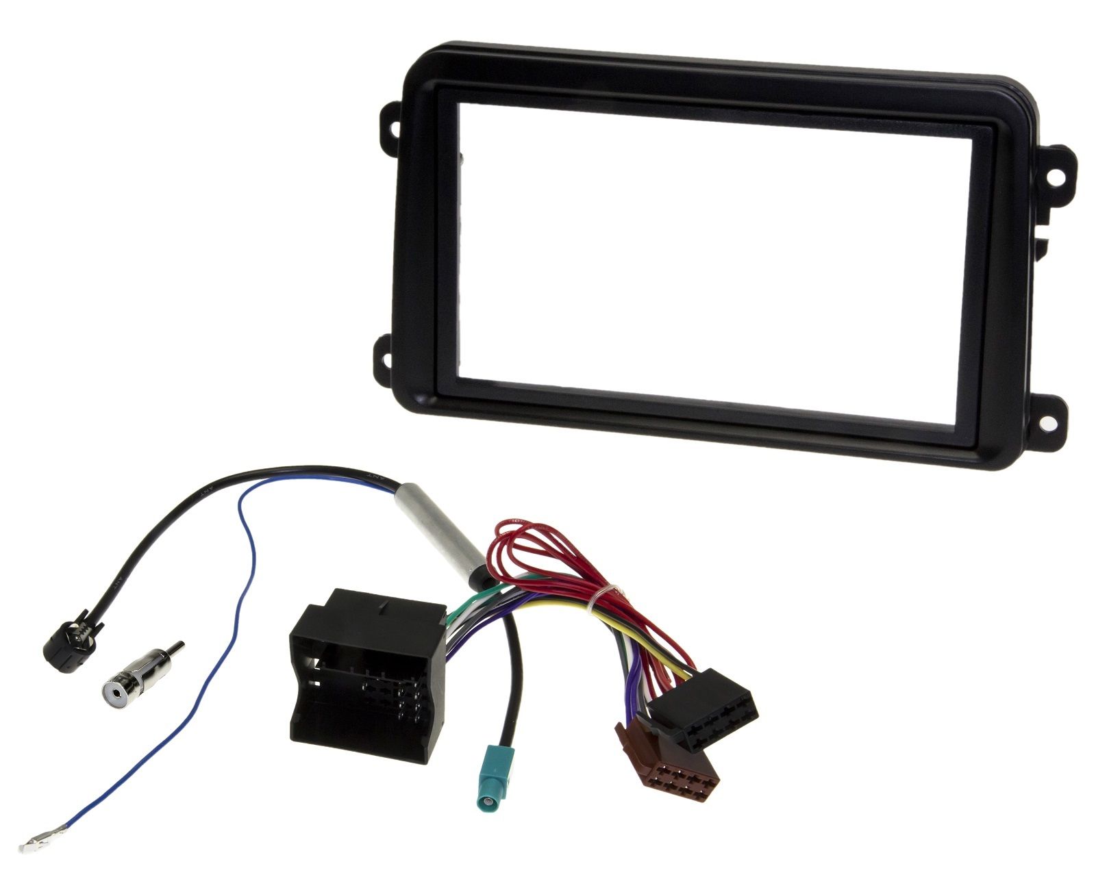 Doppel 2 DIN Radio Blende Rahmen Phantom MOST Fakra Adapter Kabel fur VW Skoda Tuning Fanatics