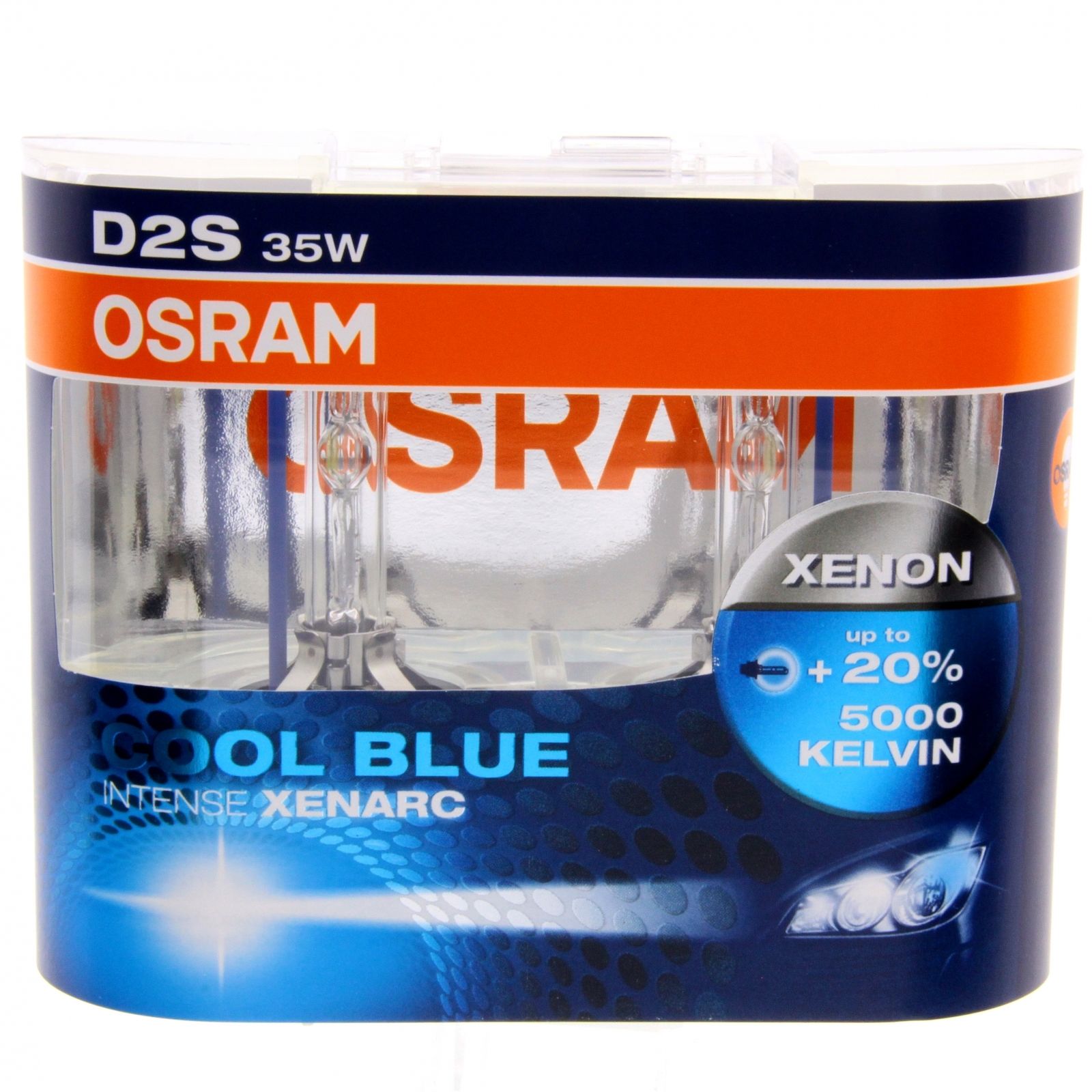 2x Original Osram Xenon Brenner Birne D2S 5500K COOL BLUE INTENSE 66240CBI #75