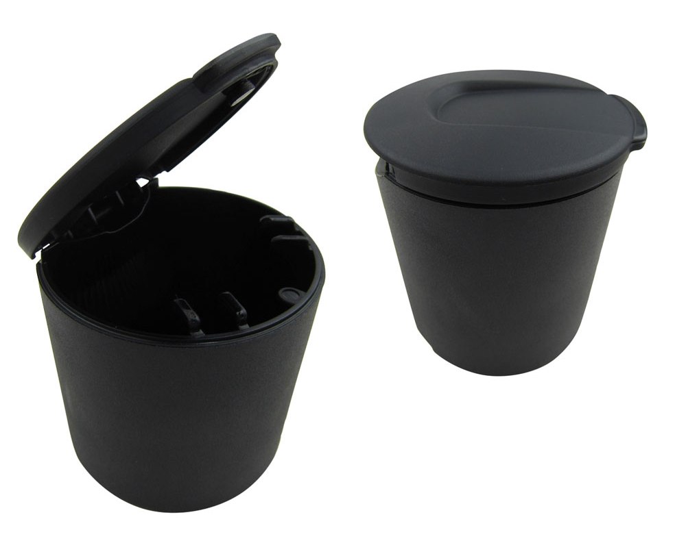 Original Aschenbecher Ascher Abfallbehälter für Getränkehalter MASSIV DECKEL #74