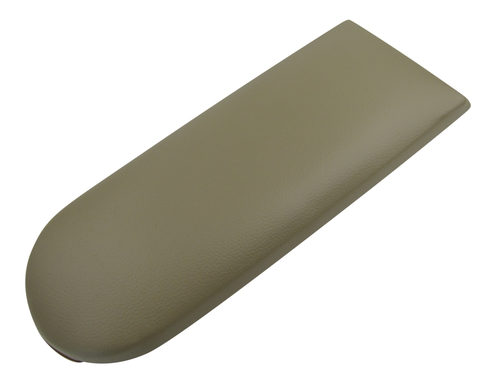Deckel Abdeckung LEDER Beige für Original Mittelarmlehne Skoda Fabia / Octavia