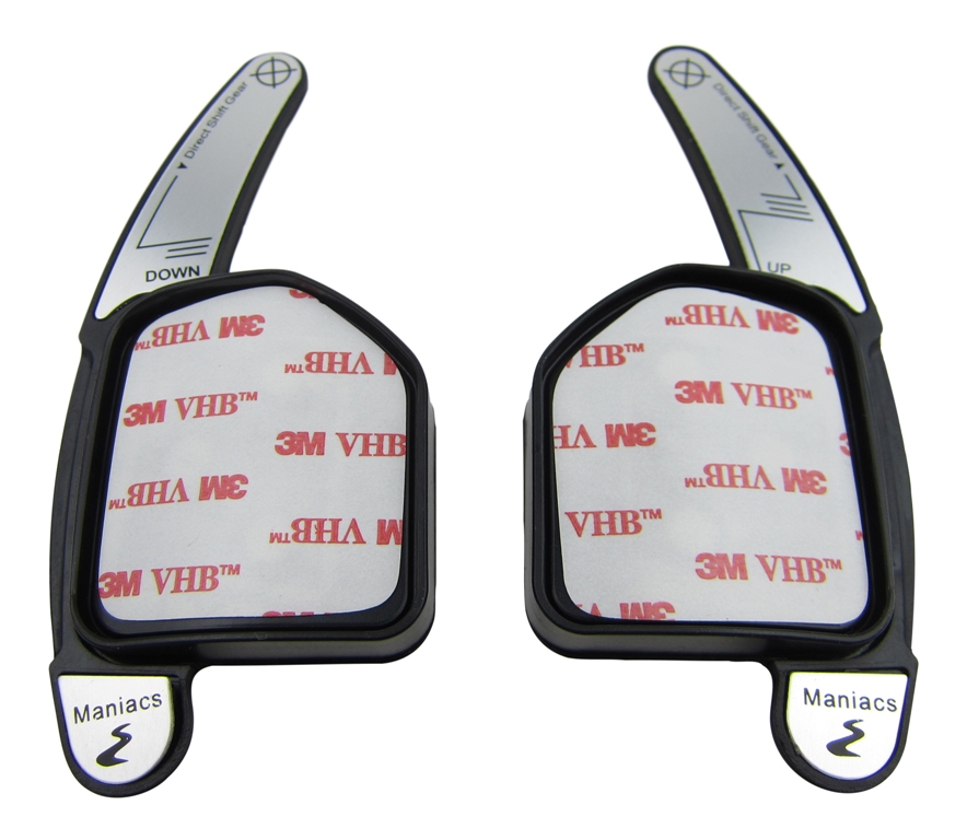 ALU Schaltwippen Verlängerung DSG Paddles Lenkrad für Audi A6 S6 RS6 4F C6 A8 4E